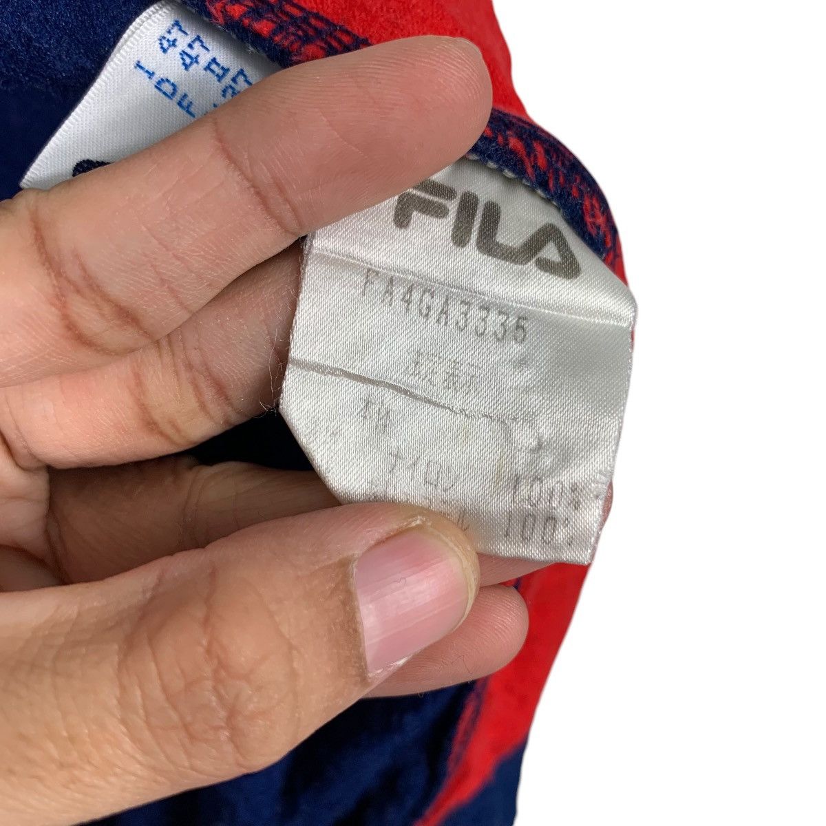 Fila 90's FILA Turtleneck Blue Zipper Fleece Jacket #2082-C91 Size US L / EU 52-54 / 3 - 18 Thumbnail