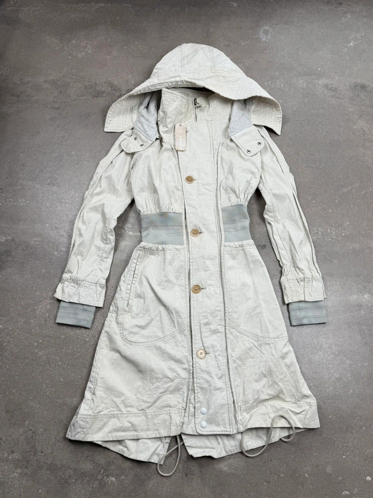 Diesel Diesel sample trench coat archive avant garde 2000s Julius Size S / US 4 / IT 40 - 1 Thumbnail