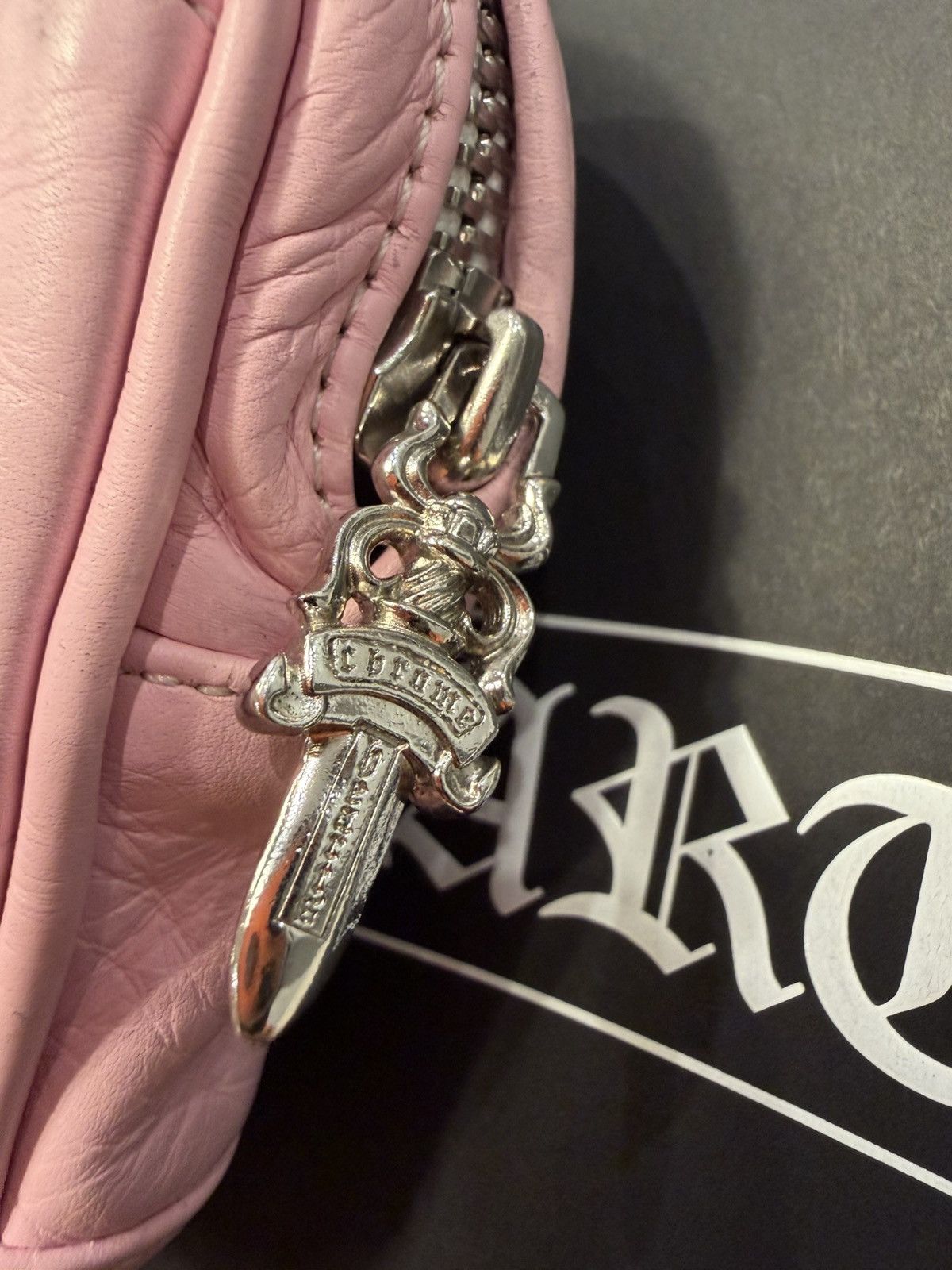 Chrome Hearts Japan Exclusive Baby Pink Wristlet W hardware Size ONE SIZE - 4 Thumbnail