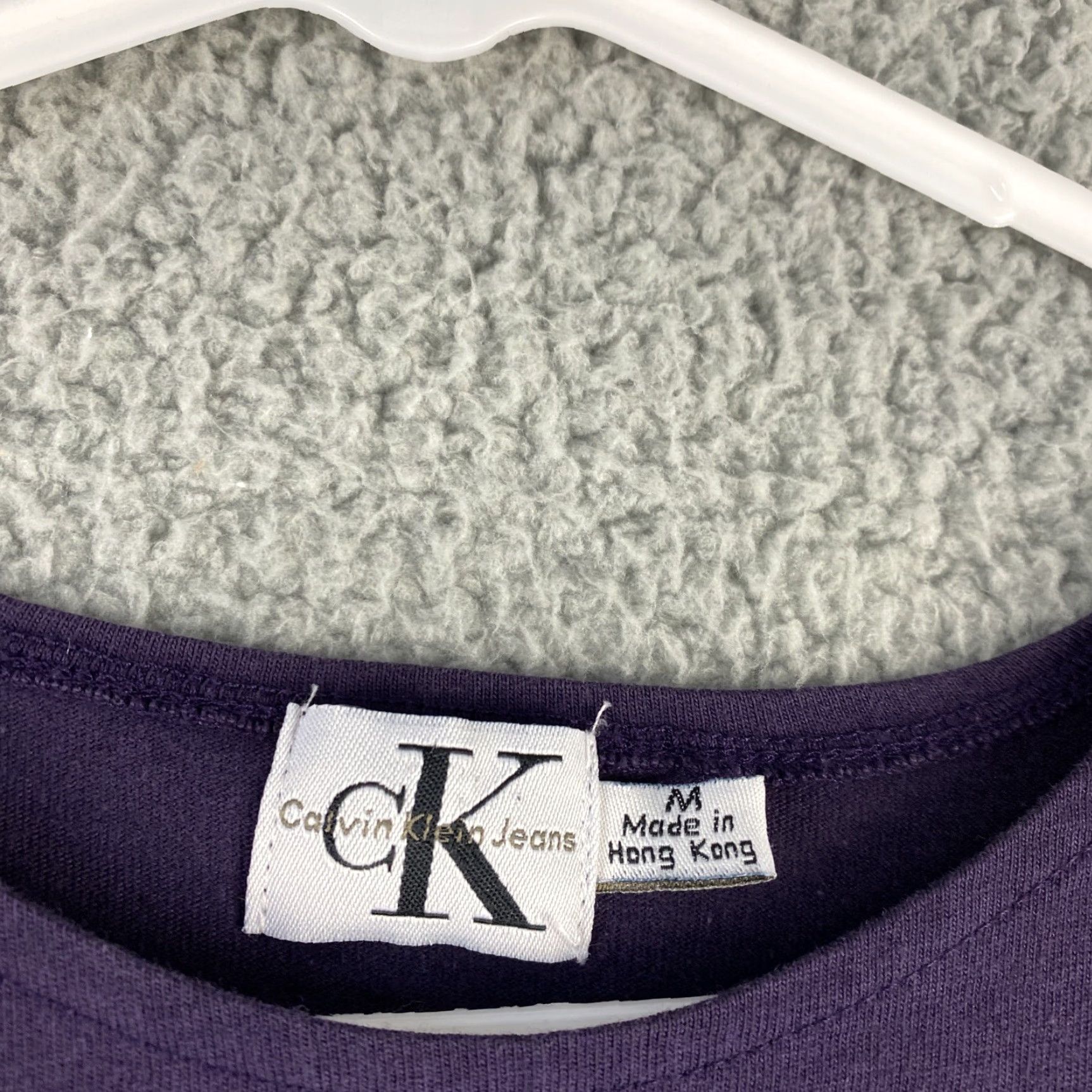 Calvin Klein Calvin Klein Women Blouse Top Long Sleeve Purple Size M Tunic Long Sleeve Wide Size M / US 6-8 / IT 42-44 - 4 Thumbnail