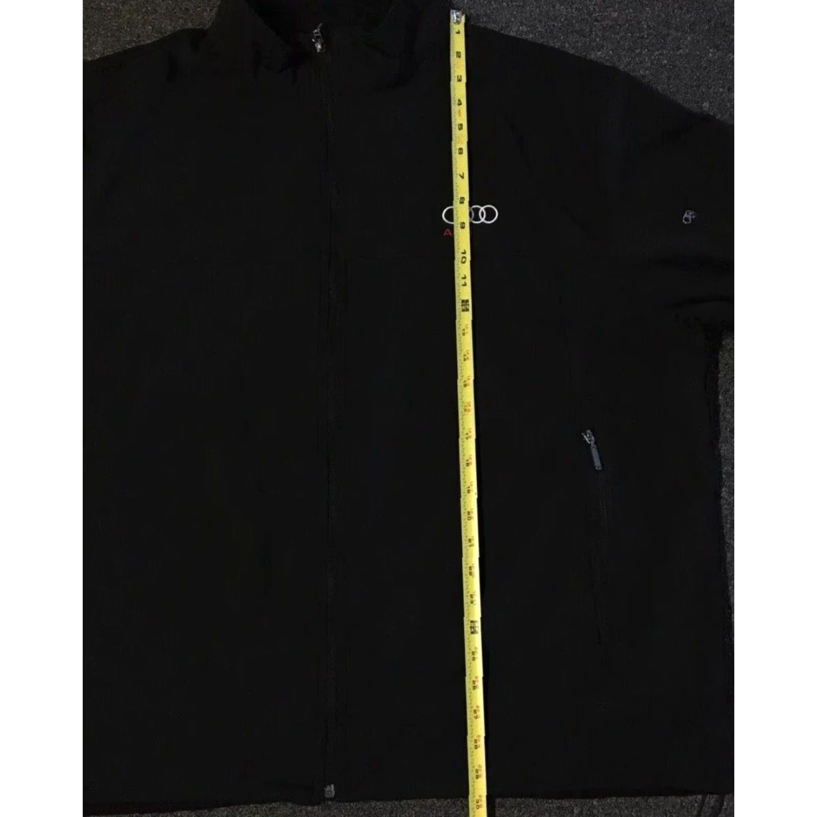 NASCAR Vtg Audi Employee Jacket 2XL Black Colorblock Motorcycle Bomber Jacket Mens Grunge 90s Racing Car Driving NASCAR Mechanic Biker USA Retro Size US XXL / EU 58 / 5 - 7 Thumbnail
