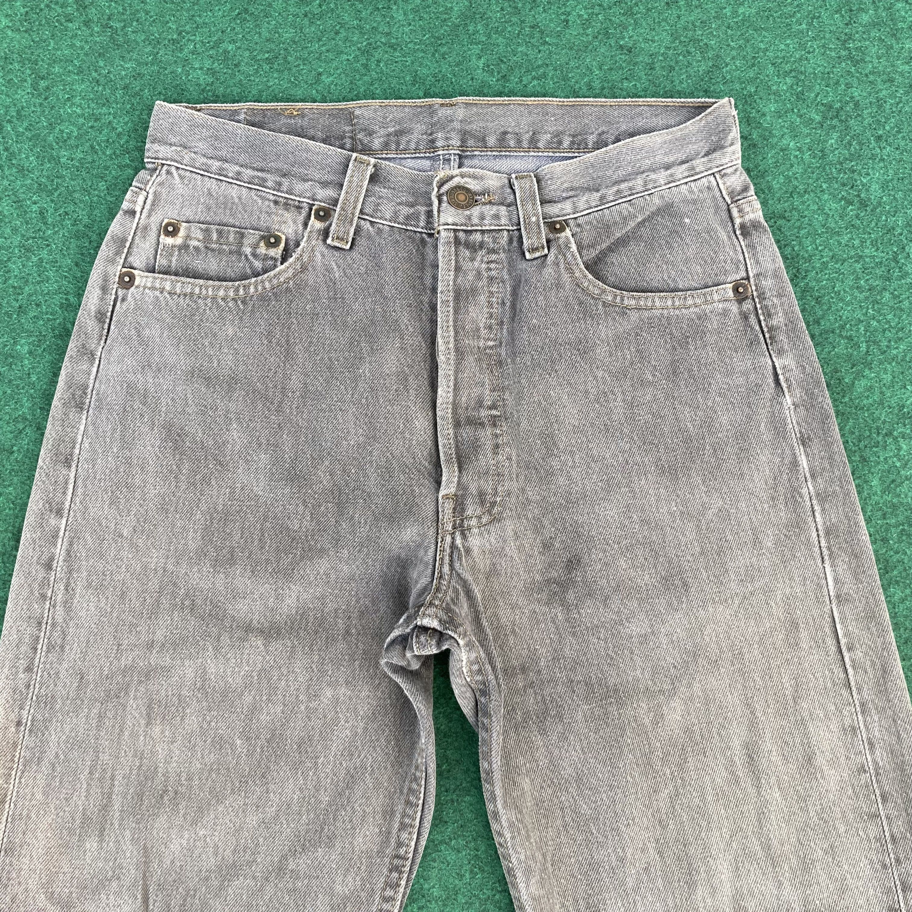 Levi's × Vintage Vtg Levi's 501 Faded Black Denim Sz 28 Jeans Size US 28 / EU 44 - 3 Thumbnail