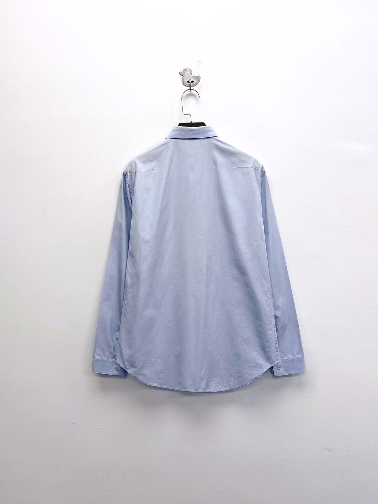 Dior Dior Light Blue Embroidered Shirt Jacket Size US M / EU 48-50 / 2 - 2 Thumbnail