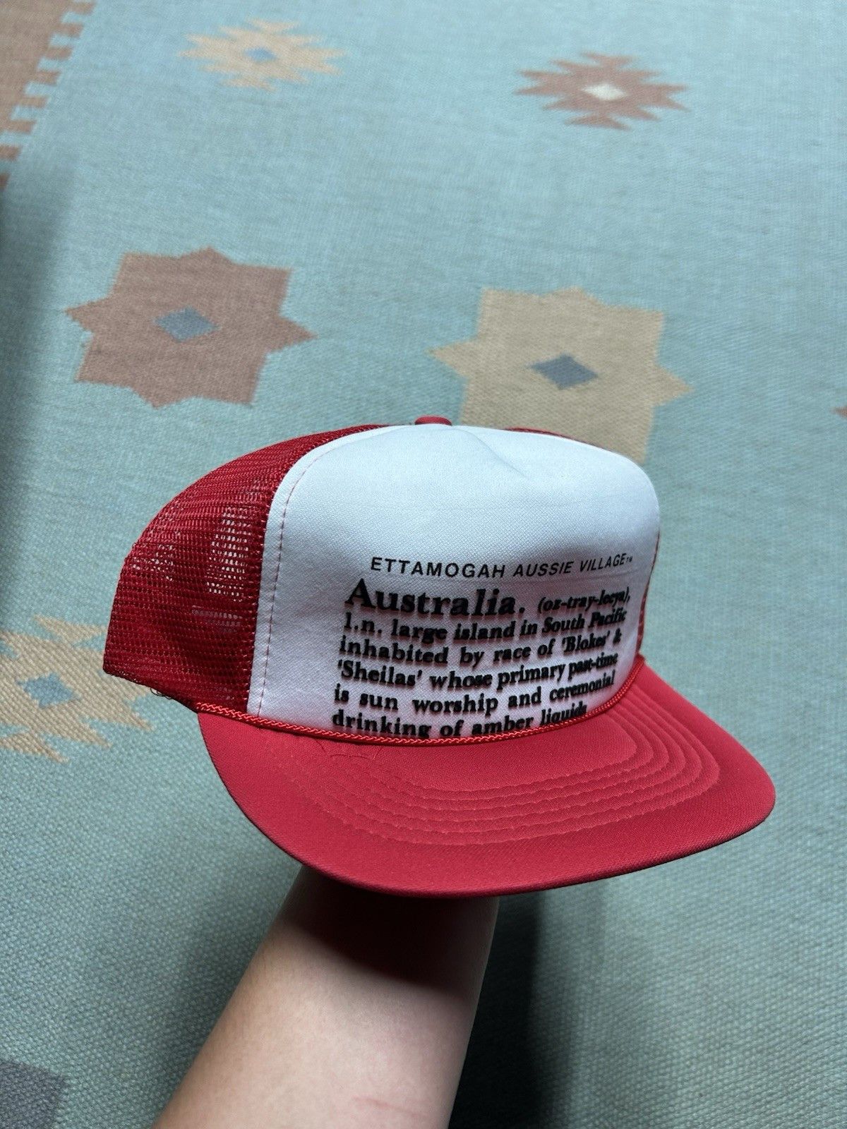 Vintage Vintage trucker hat Ettamogah Australia village Aussie Size ONE SIZE - 1 Thumbnail