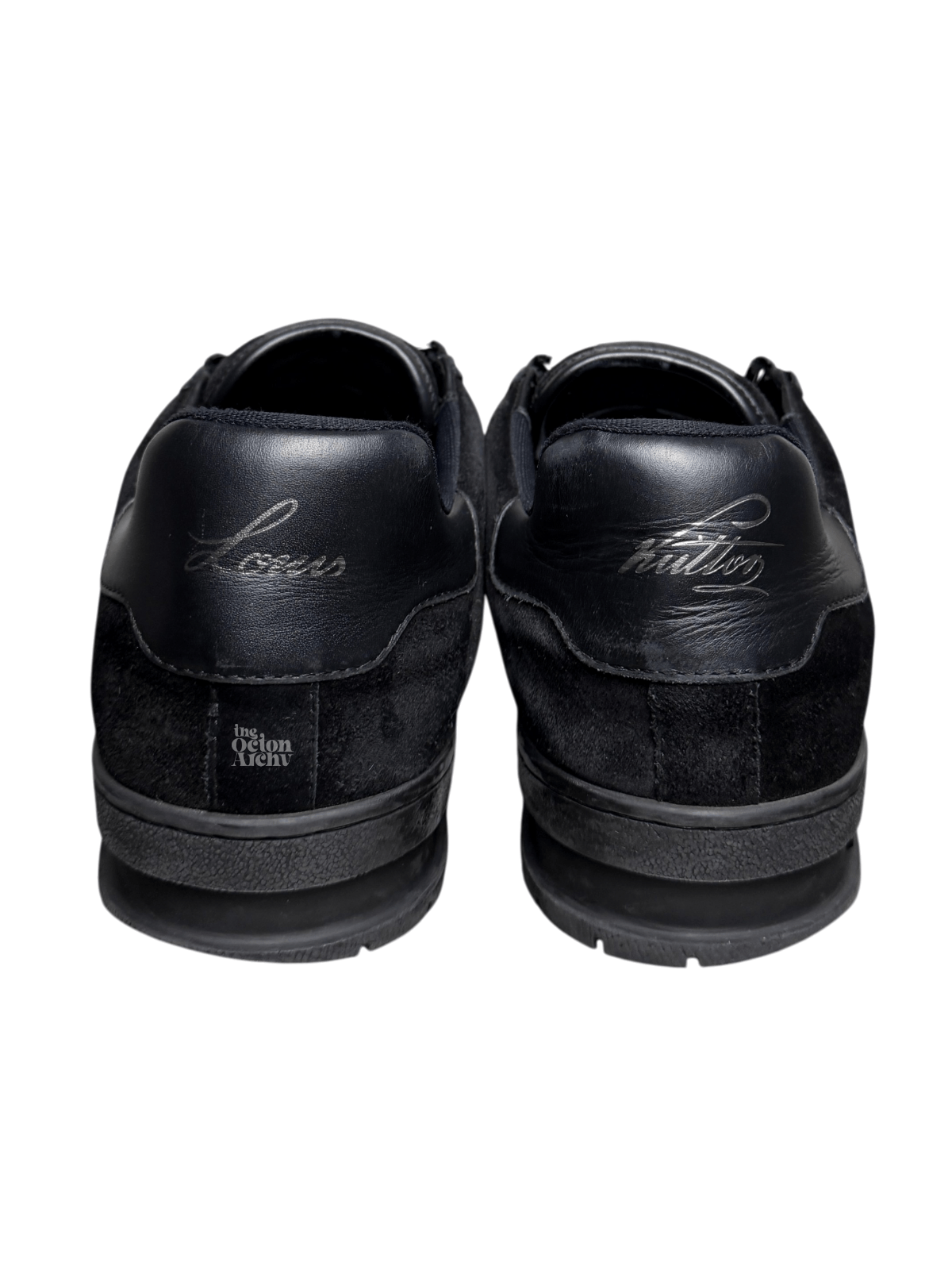 Louis Vuitton Louis Vuitton LV Employee Trainer Uniform - Black Suede Used Size US 9.5 / EU 42-43 - 4 Thumbnail