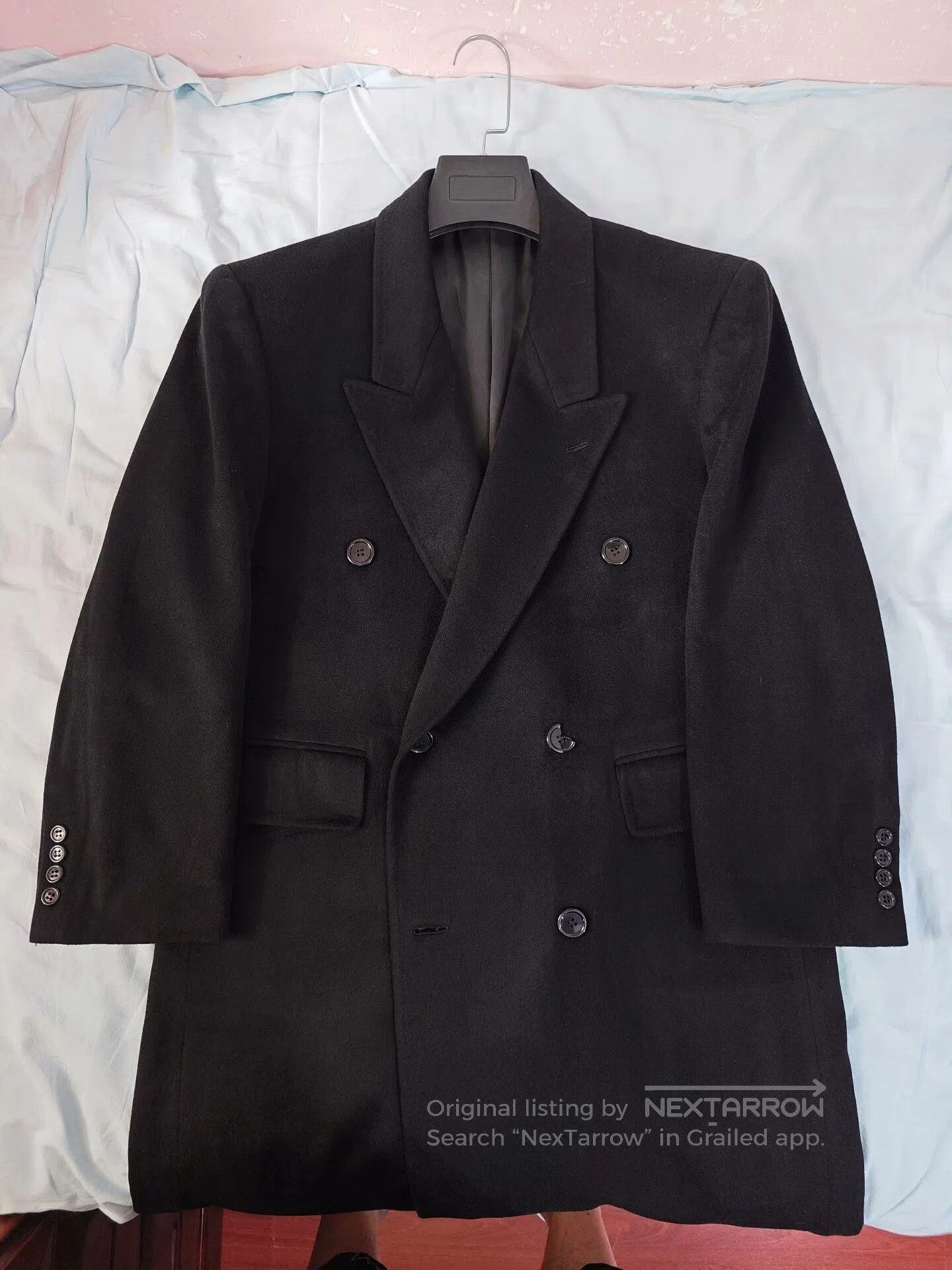 Japanese Brand Italian Cashmere Custom Overcoat. Size US M / EU 48-50 / 2 - 5 Thumbnail