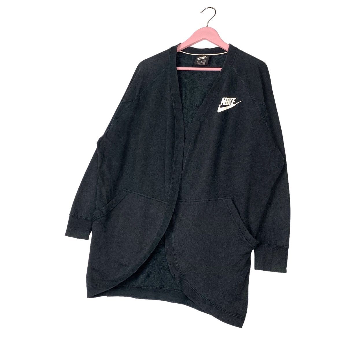 Nike × Vintage Vintage Nike Cardigan Men Without Button V neck Size L Size US L / EU 52-54 / 3 - 2 Thumbnail