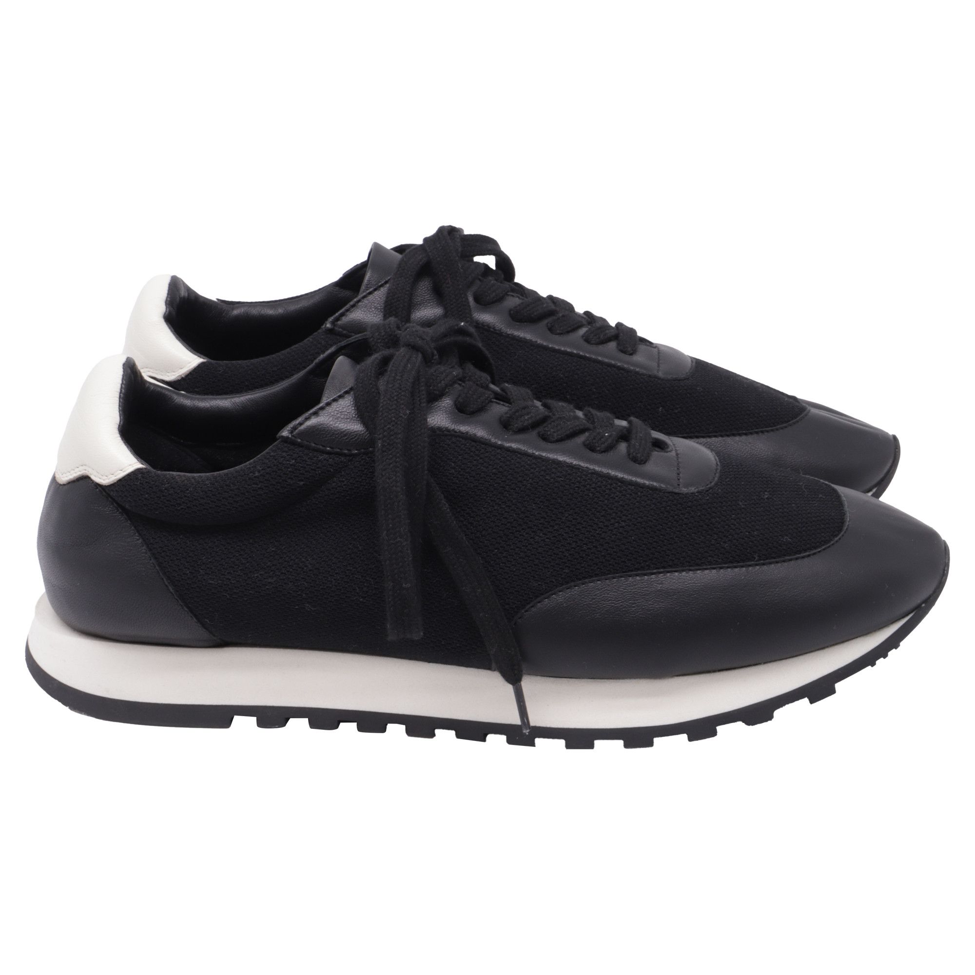 The Row The Row Owen Sneakers in Black Leather Size US 12 / IT 42 - 1 Thumbnail