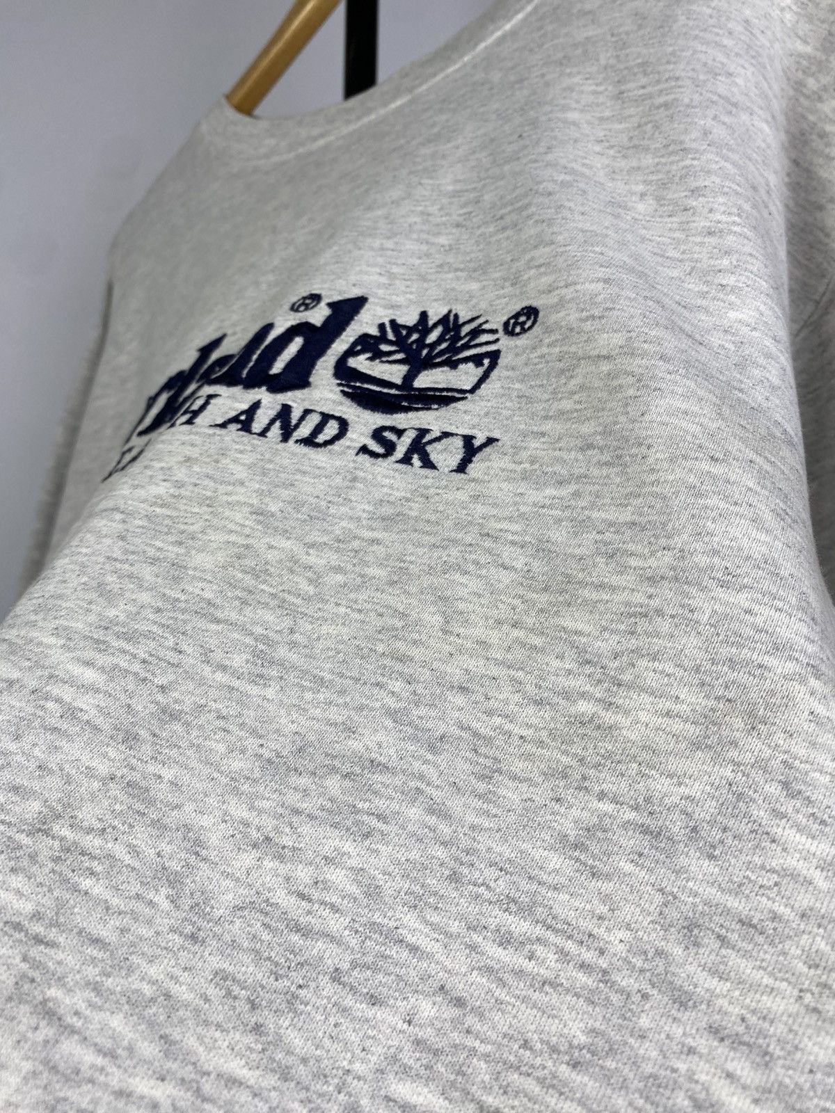 Timberland × Vintage Vintage 90s Timberland BOXY Fit Big Logo Vintage Sweatshirt Size US M / EU 48-50 / 2 - 12 Thumbnail