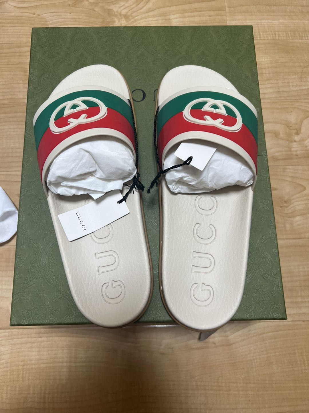 Gucci Gucci Slide Interlocking G Orange Size US 9.5 / EU 42-43 - 1 Thumbnail