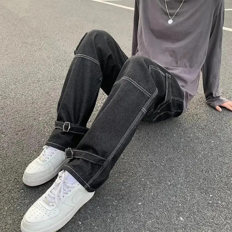 Japanese Brand × Jean Skateboard Baggy Carpenter Denim Jeans Cargo y2k Size US 32 / EU 48 - 6 Thumbnail
