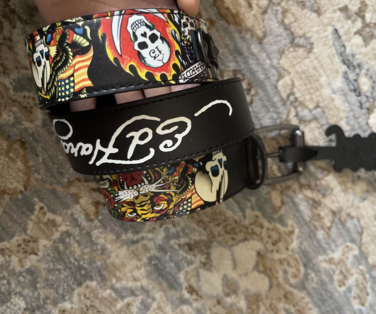 Ed Hardy GRAPHIC MENS ED HARDY BELT Y2K 36 Size 36 - 1 Thumbnail