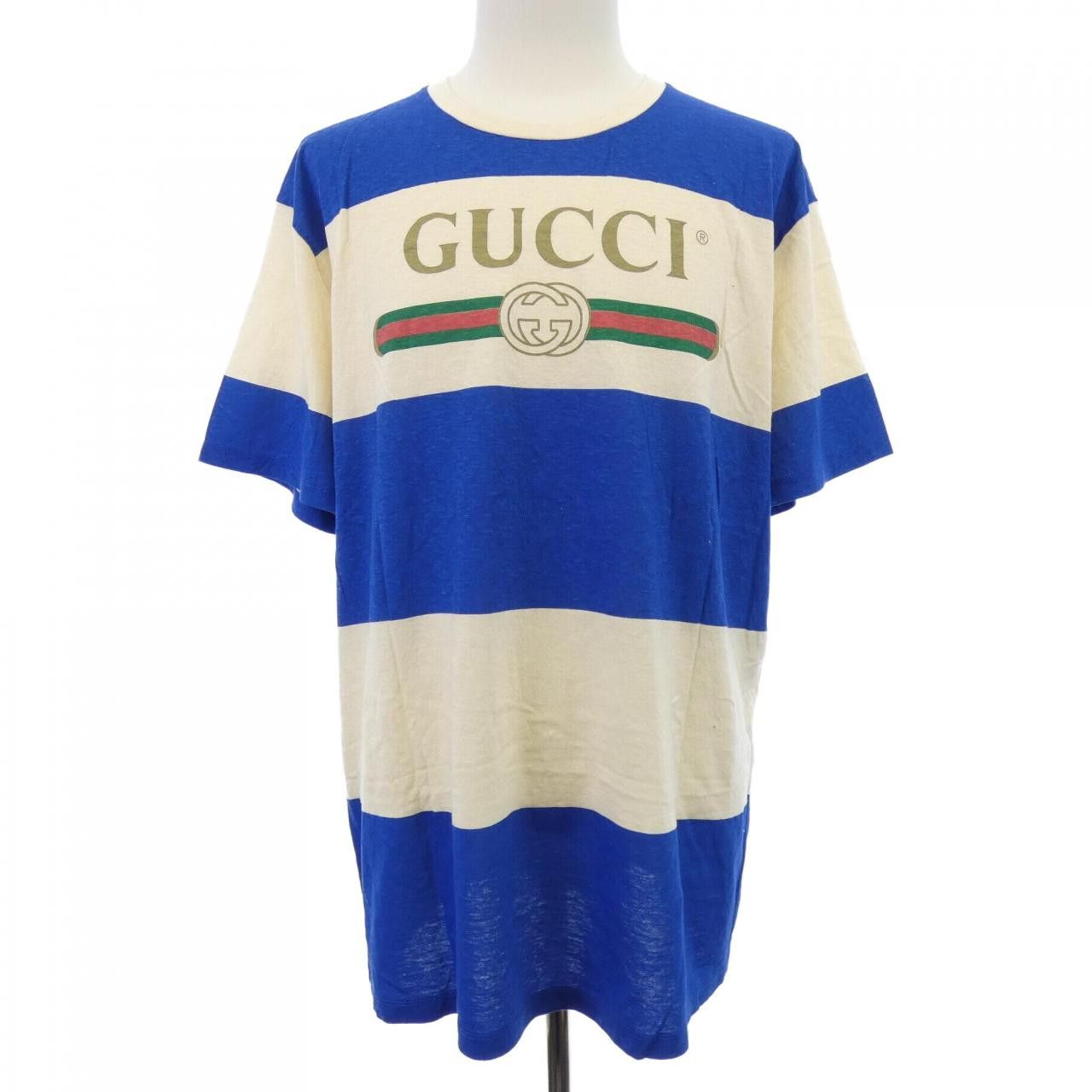 Gucci Gucci Gucci Cotton T Shirt Textile T-Shirts 604176XJB6V DUTY FREE for USA Size ONE SIZE - 1 Thumbnail