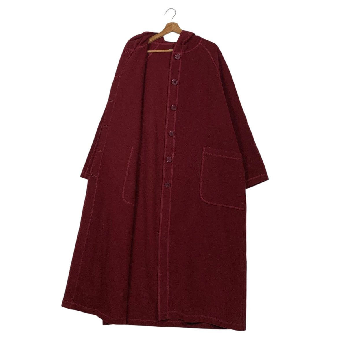 Benetton United Colors of Benetton Oversized Long Coat #2135-C94 Size S / US 4 / IT 40 - 11 Thumbnail