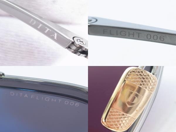 Dita Dita Flight 006 Sunglasses Tony Stark Downey Ironman Eyewear Size ONE SIZE - 12 Thumbnail