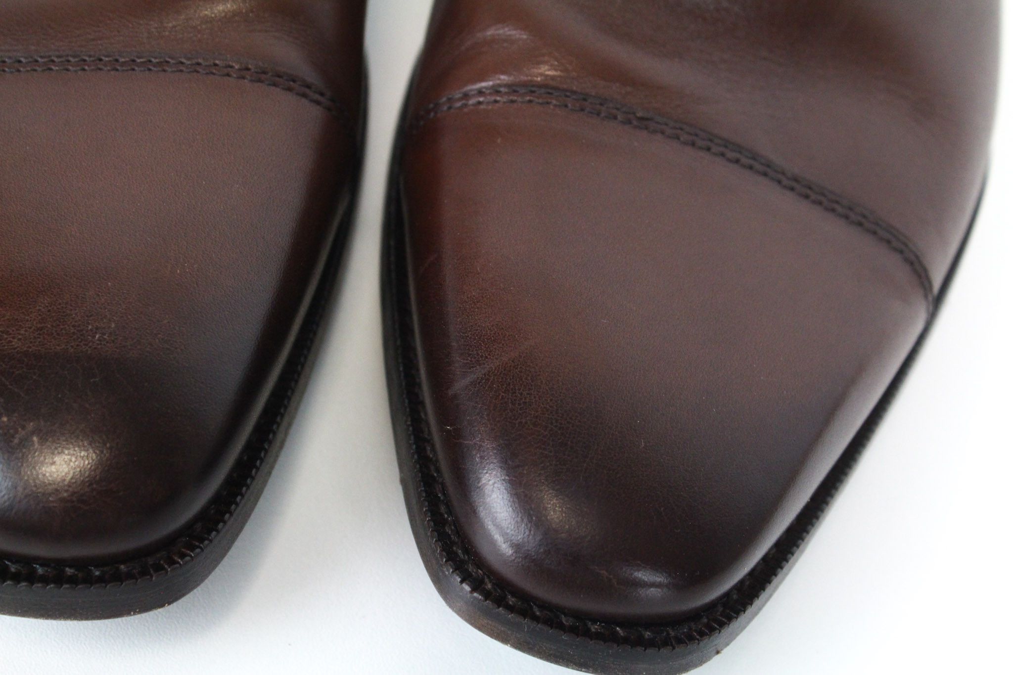 Suitsupply EU44 Brown Leather Laced Low-Top 72107 Size US 11 / EU 44 - 13 Thumbnail