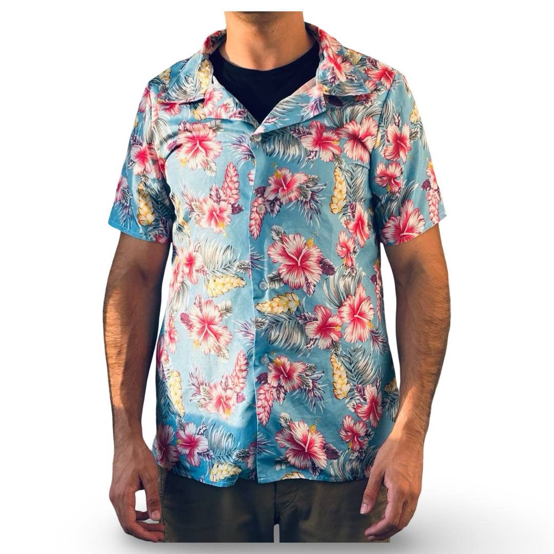 Vintage VTG Hawaiian shirt #460 Size US M / EU 48-50 / 2 - 1 Thumbnail