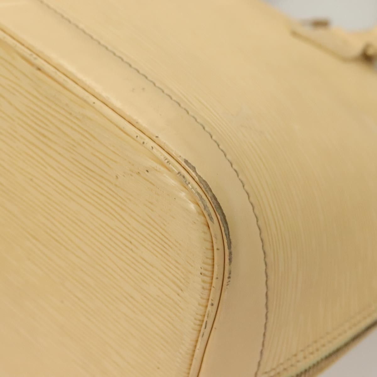 LOUIS VUITTON Epi Alma Hand Bag Vanilla M5214a M5214a