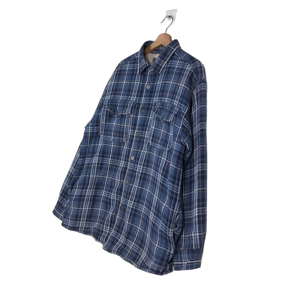 Flannel VINTAGE FLANNEL SHIRT JACKET LEVI’S SHEARLING TARTAN DESIGN Size US L / EU 52-54 / 3 - 3 Thumbnail