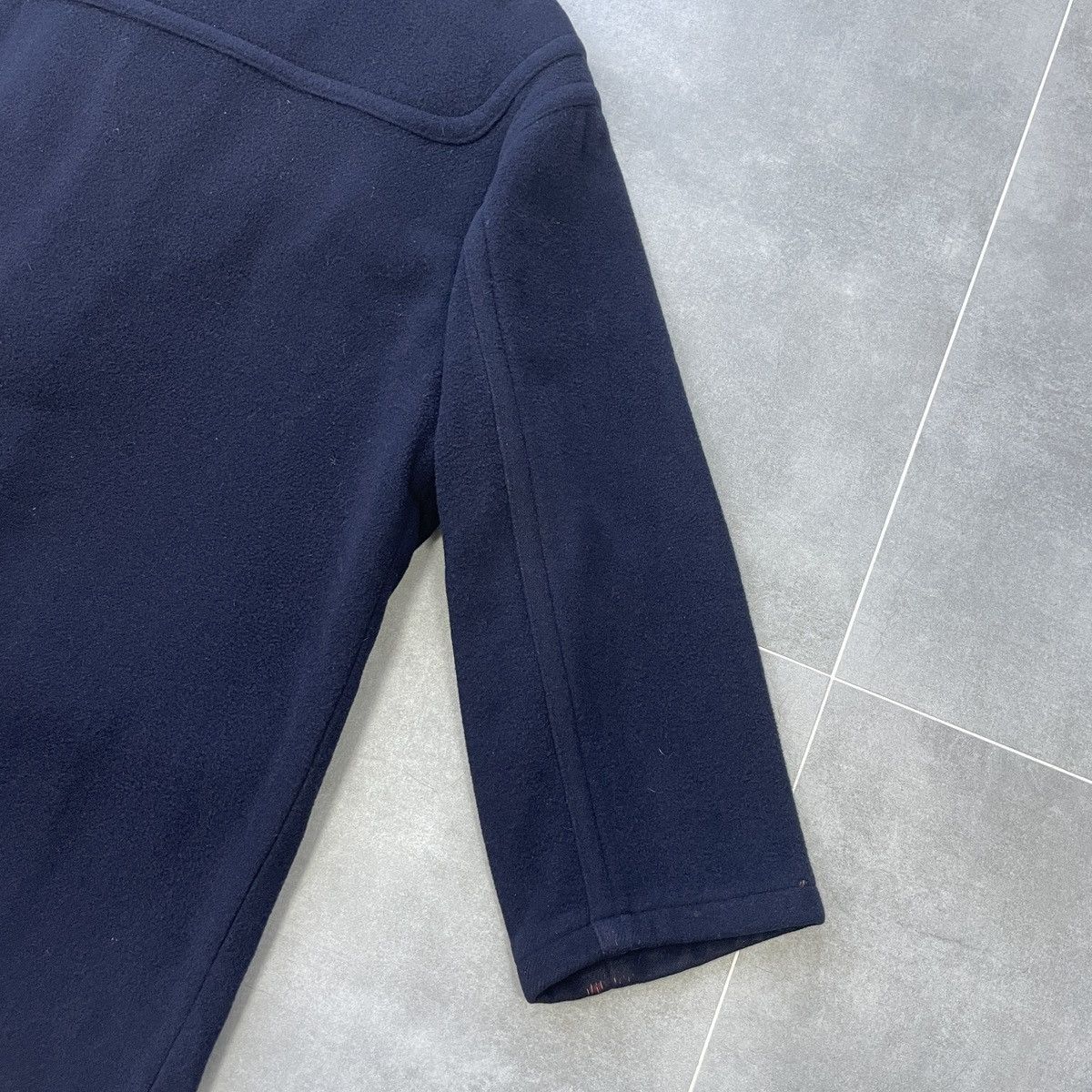 Lacoste × Vintage Vintage Lacoste Wool Hooded Coat Size L Size US L / EU 52-54 / 3 - 24 Thumbnail