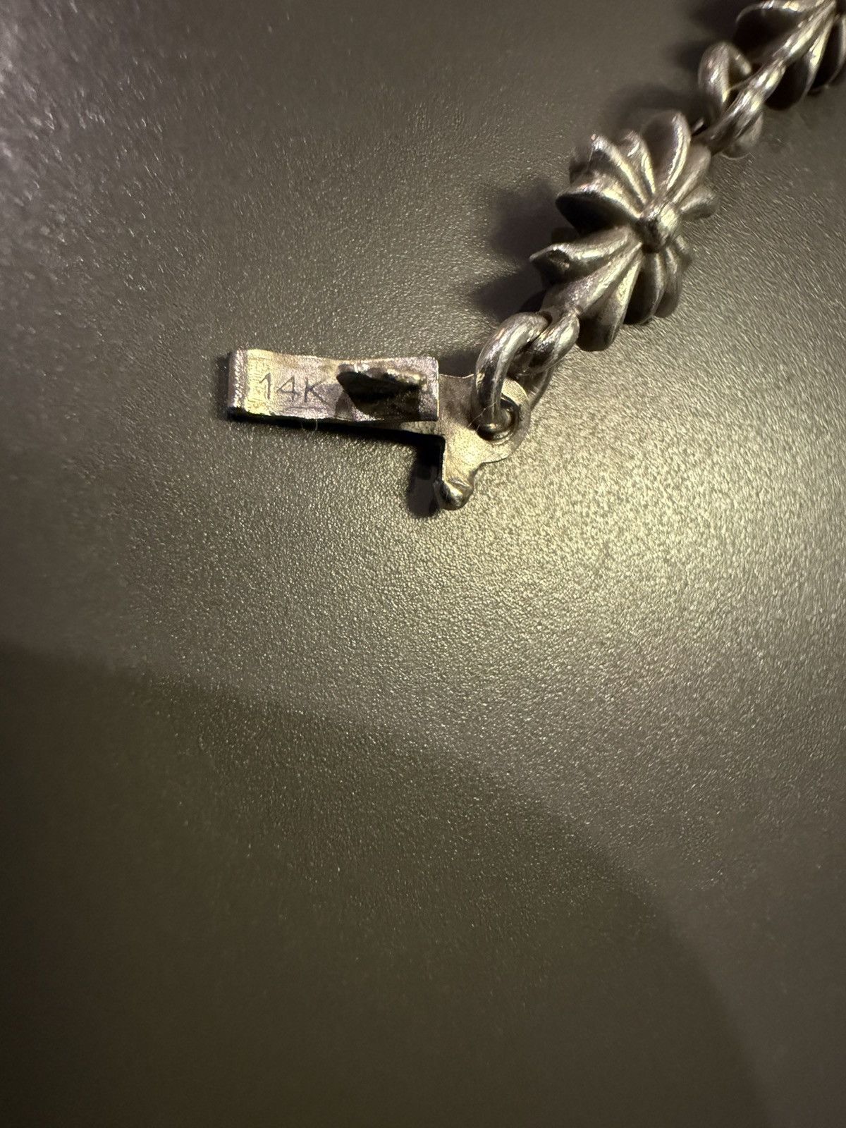 Chrome Hearts Chrome Hearts Tiny E Bracelet in Silver - 12 Links Size ONE SIZE - 17 Thumbnail