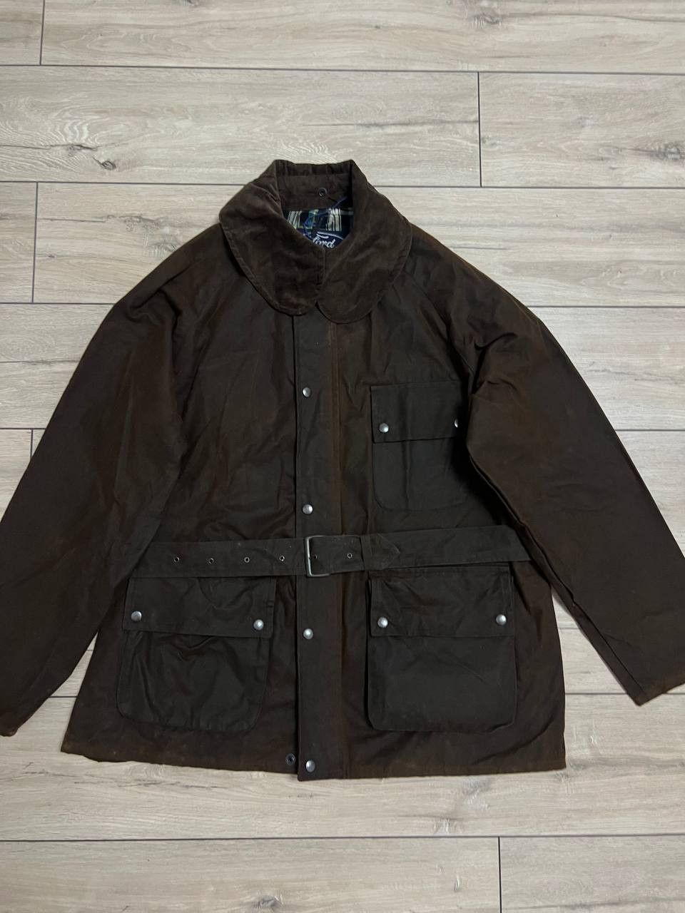 Ford Vintage Rare Ford Formula 1 waxed hooded jacket Size US S / EU 44-46 / 1 - 2 Thumbnail