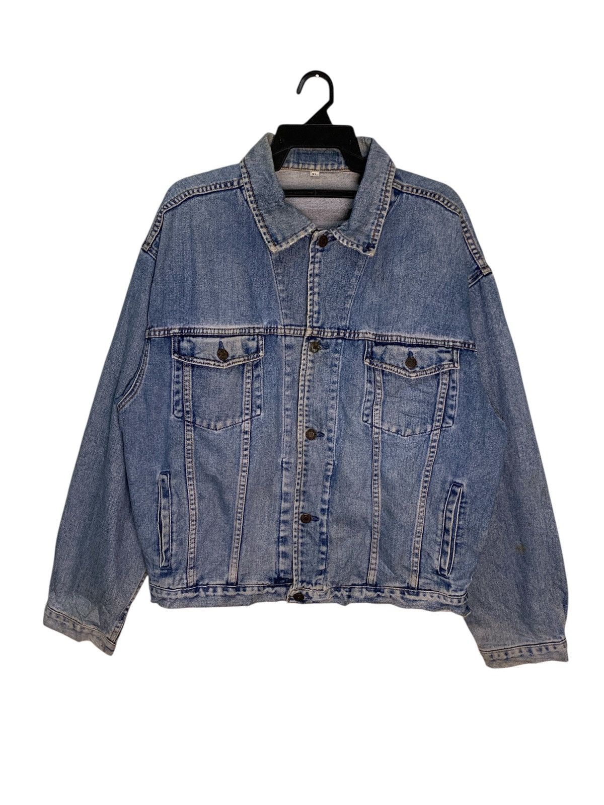 Giordano Rare Design Vintage Giordano Blues Trucker Jackets Size US XL / EU 56 / 4 - 1 Thumbnail
