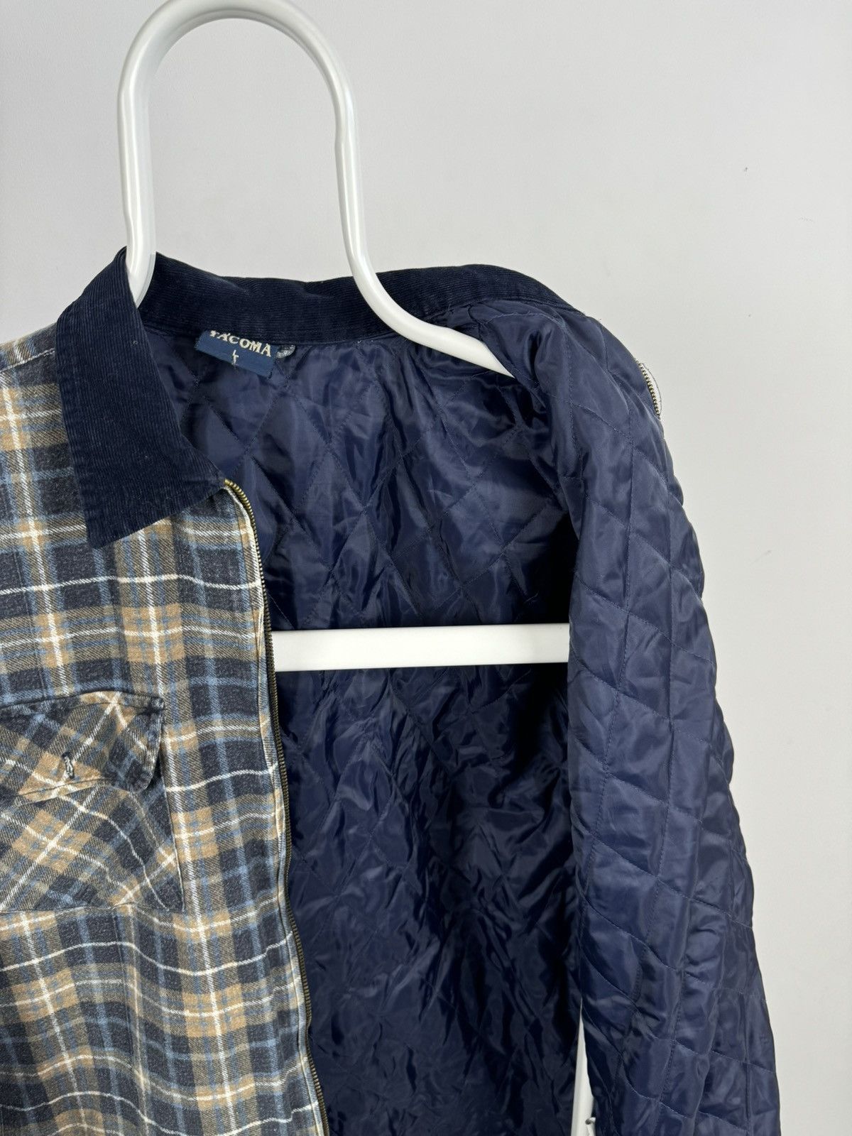 Vintage Vintage Tacoma Plaid Oversized Flannel Full Zip Overshirt Size US L / EU 52-54 / 3 - 6 Thumbnail