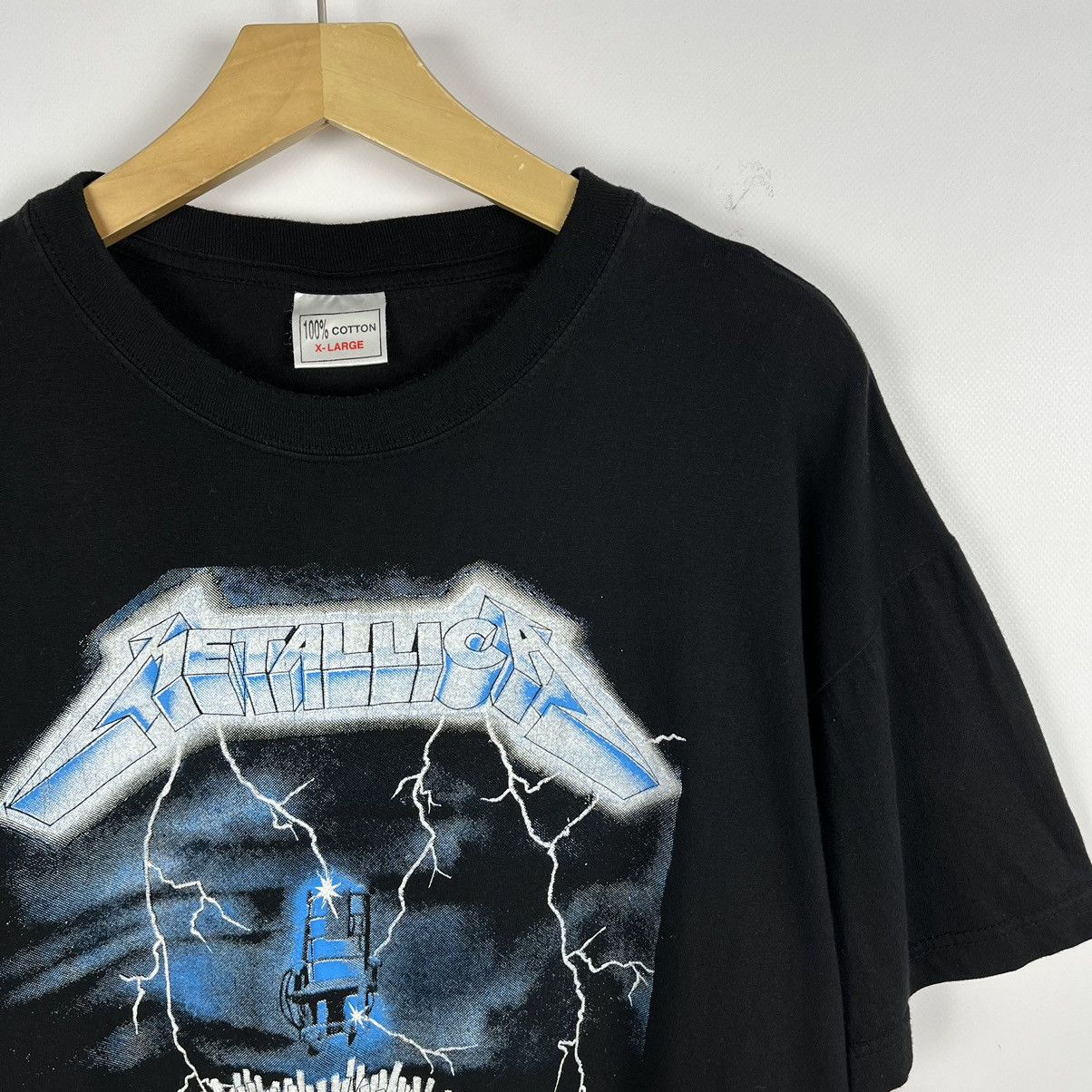 Band Tees Vintage Metallica Pushead rare rock band tee 90’s Size US XL / EU 56 / 4 - 3 Thumbnail