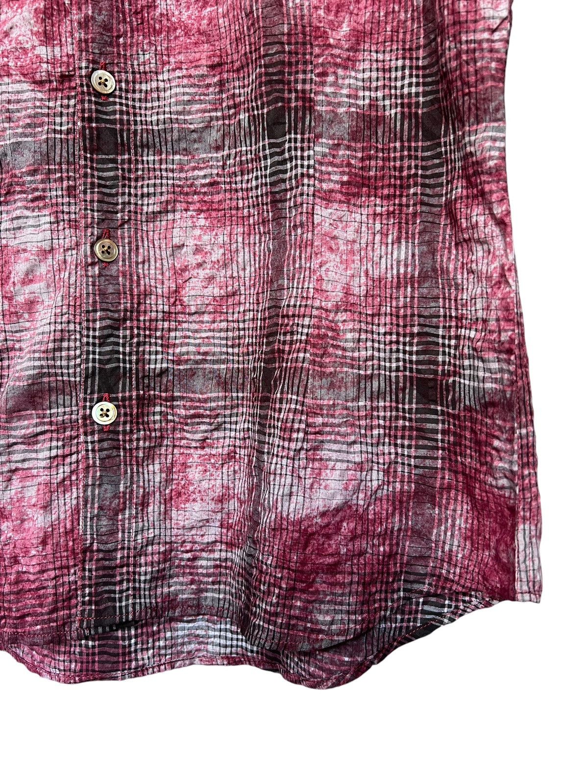 Japanese Brand × Tornado Mart Tornado Mart Raining Blood Wrinkles Button Shirt Size US XS / EU 42 / 0 - 3 Thumbnail