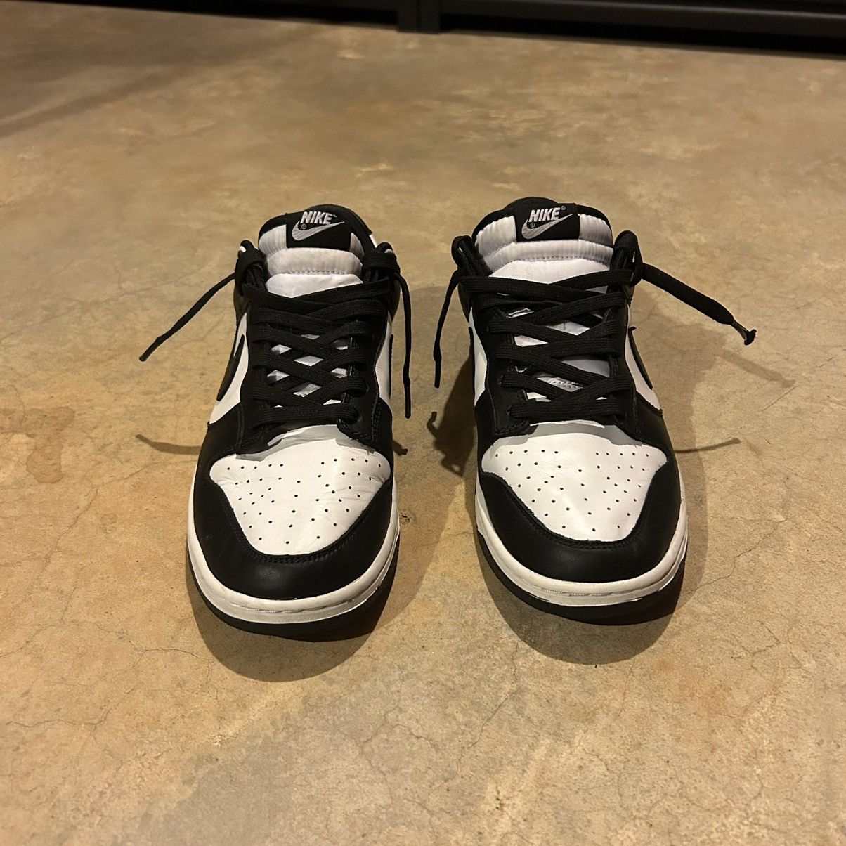 Japanese Brand × Nike Nike Dunk Low Retro White Black Panda 2022 US 12 Size US 12 / EU 45 - 3 Thumbnail
