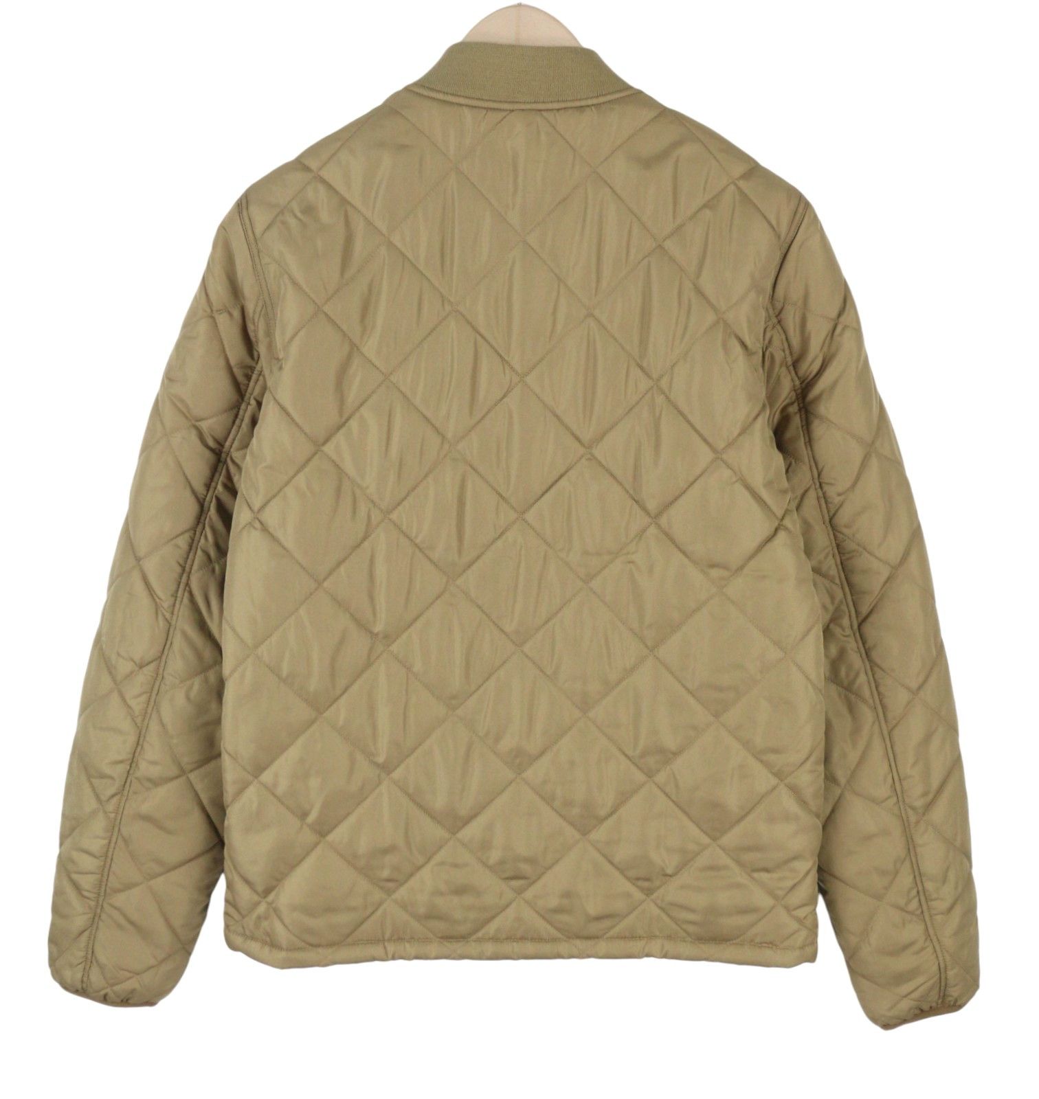 Wrangler S Beige Quilted Padded Full Zip Lined Bomber 88016 Size US S / EU 44-46 / 1 - 4 Thumbnail