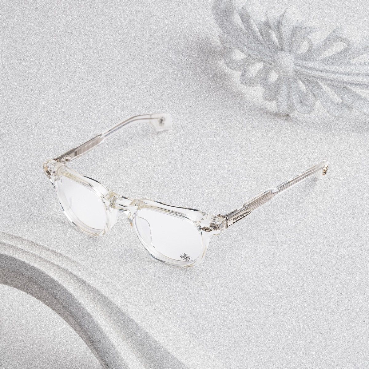 Chrome Hearts CHROME HEARTS CHIRP CHIRP-A CRYSTAL GLASSES Size ONE SIZE - 2 Thumbnail