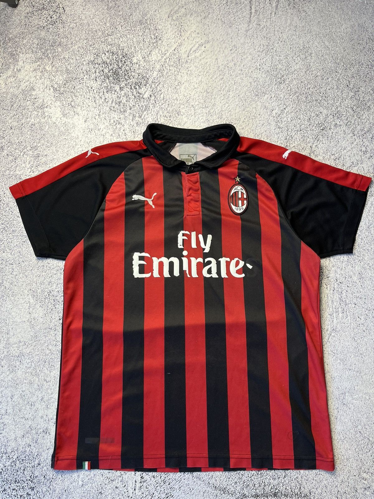 Other AC Milan 2018 2019 Home Soccer Football Shirt Jersey Kit Tee Size US XL / EU 56 / 4 - 4 Thumbnail
