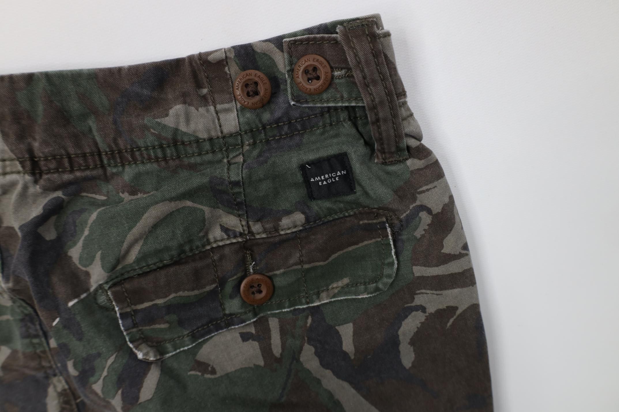 American Eagle Outfitters Vintage Y2K American Eagle Outfitters Heavy Cargo Shorts Size US 33 - 12 Thumbnail