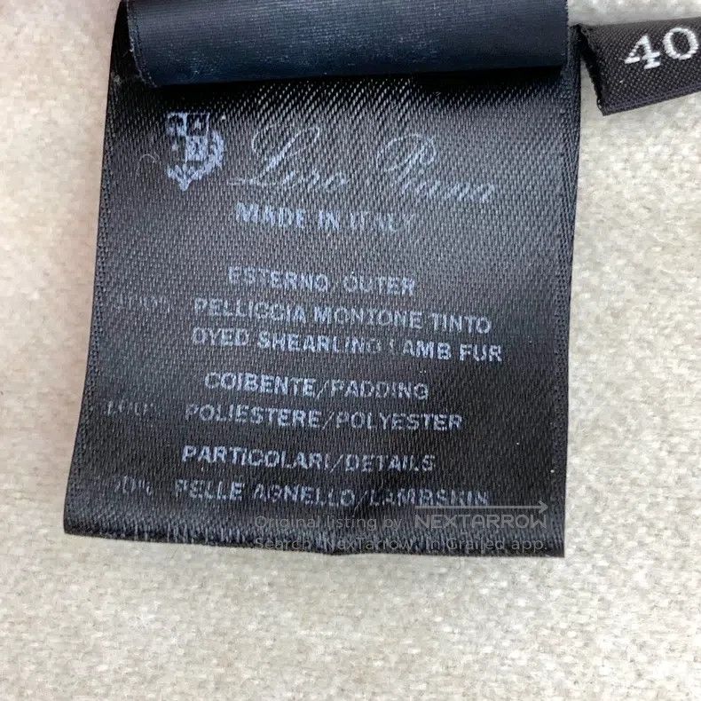 Loro Piana Loro Piana Off-white Collared Sheepskin Leather Zip Jacket Size XS / US 0-2 / IT 36-38 - 8 Thumbnail