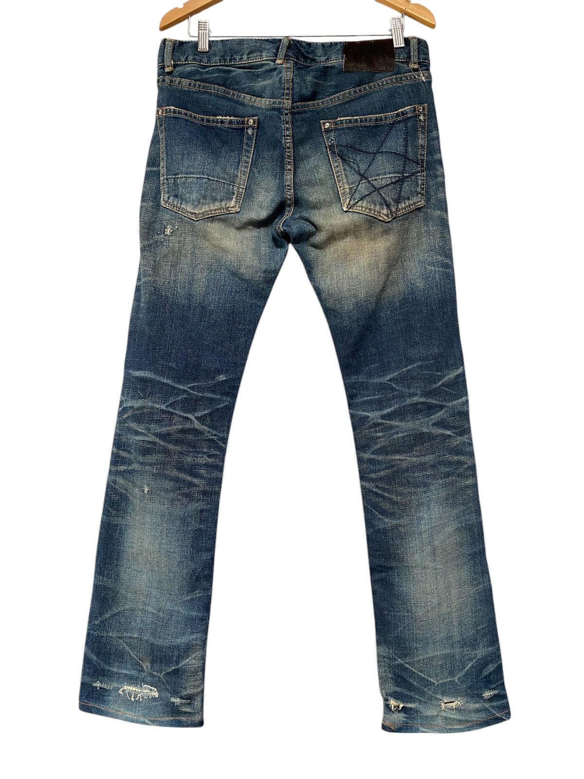 If Six Was Nine × Japanese Brand × Le Grande Bleu (L.G.B.) Osep pati flared jeans selvedge jeans Size US 33 - 5 Thumbnail