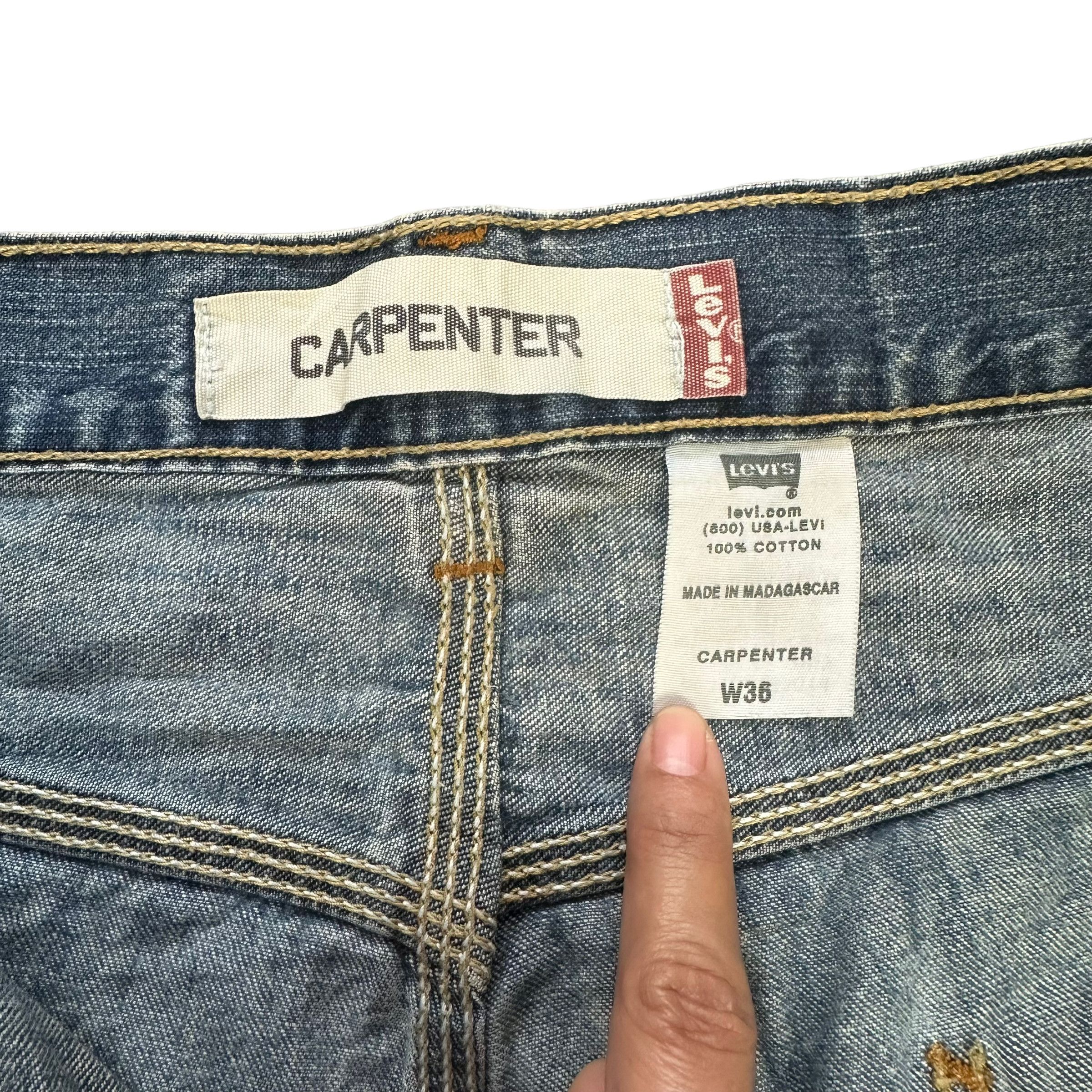 Levi's LEVIS CARPENTER DENIM SHORTS PANT #8404-007 Size US 36 / EU 52 - 10 Thumbnail