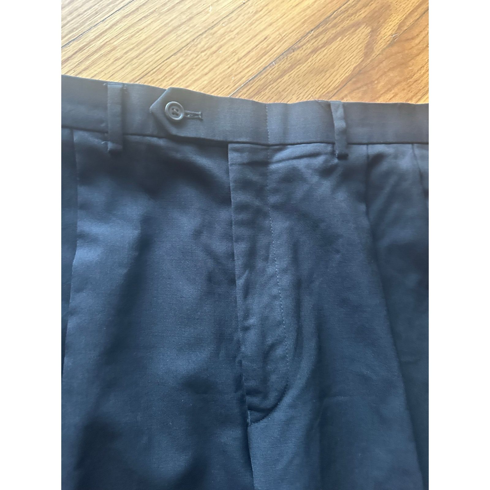Lauren Ralph Lauren Lauren Ralph Lauren Black Wool Comfort Fit Pants – 36x32 Size US 36 / EU 52 - 4 Thumbnail