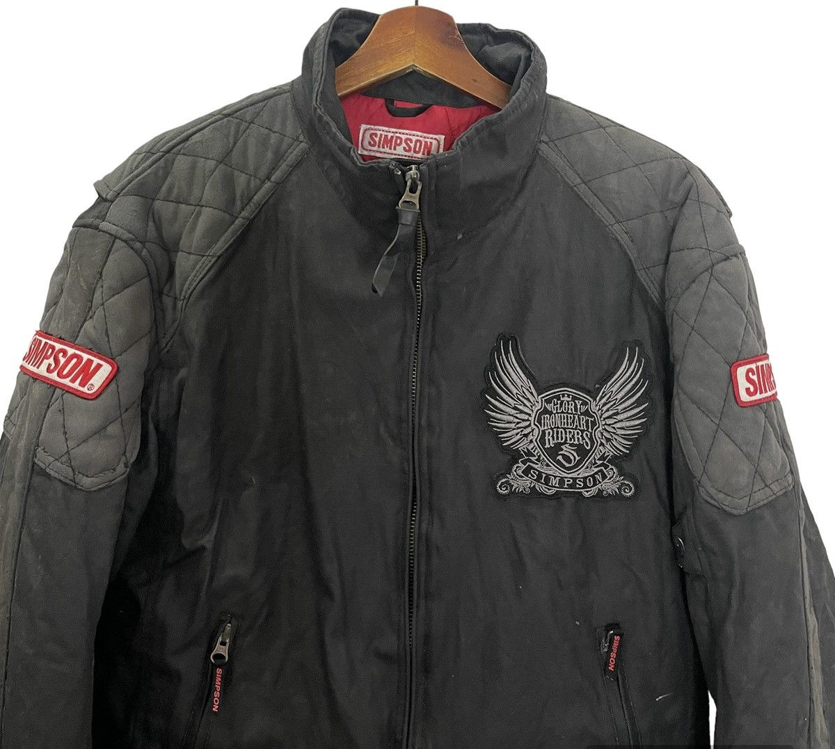 Japanese Brand Vintage Simpson Iron Heart Rider Jacket Size US L / EU 52-54 / 3 - 4 Thumbnail