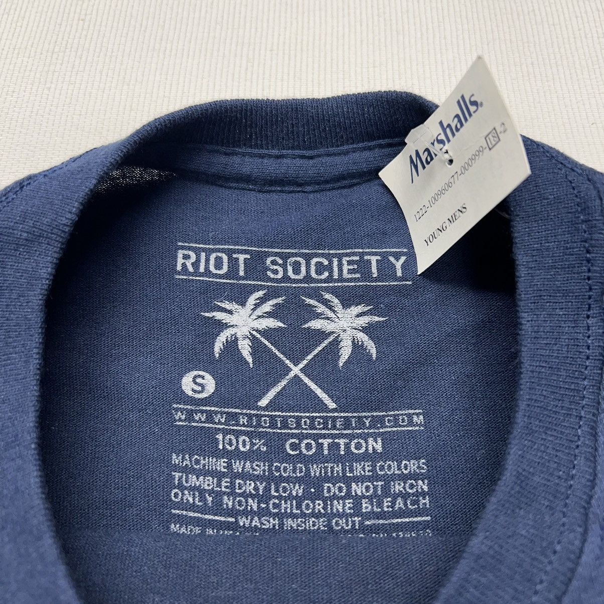 Riot Society Riot Society Llama Tee Shirt Blue Animal Funny Party Skate Size US S / EU 44-46 / 1 - 5 Thumbnail
