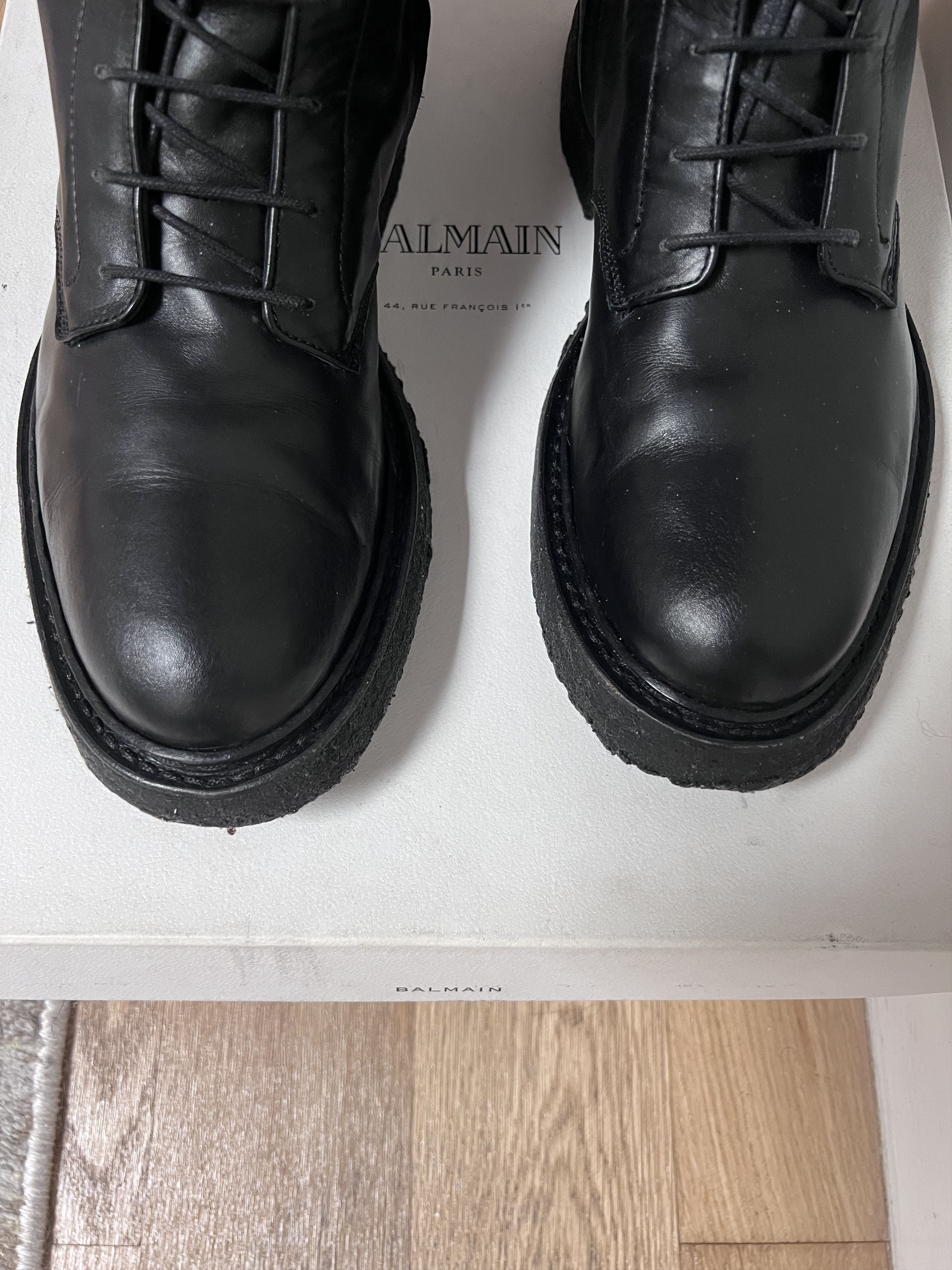 Balmain Balmain Combat Boots Decarnin Era Hedi Slimane Vibes Size US 9 / EU 42 - 4 Thumbnail