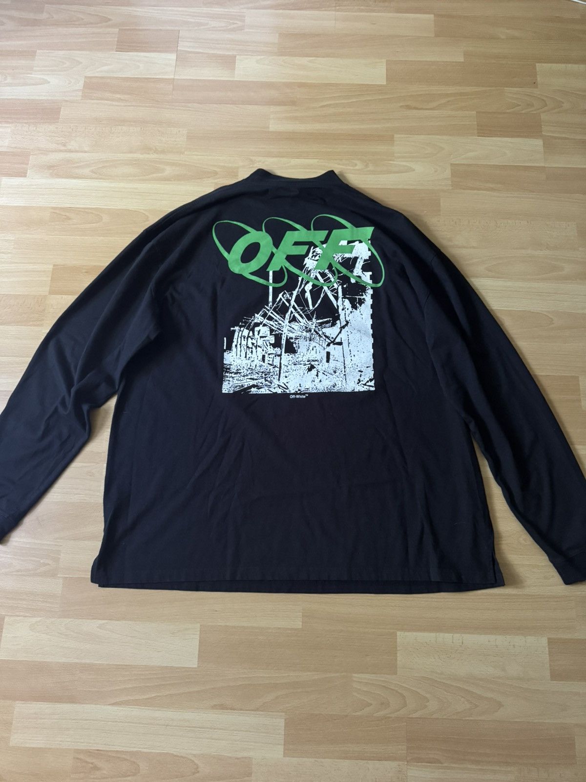 Off-White OffWhite Virgil Abloh "Ruined Factory" Longsleeve Shirt FW19 Size US L / EU 52-54 / 3 - 3 Thumbnail