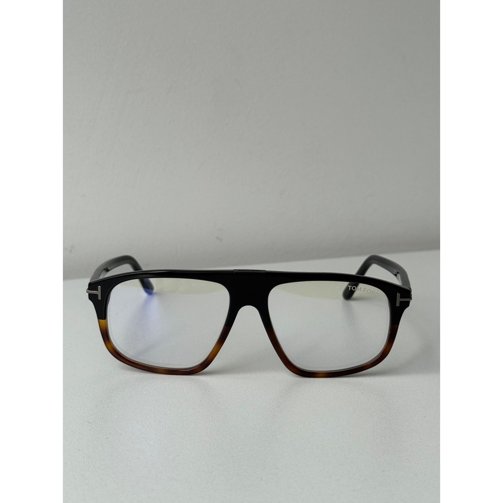 Tom Ford NEW Tom Ford FT6063-B 001 Square Bluelight Frames in Black Size ONE SIZE - 6 Thumbnail