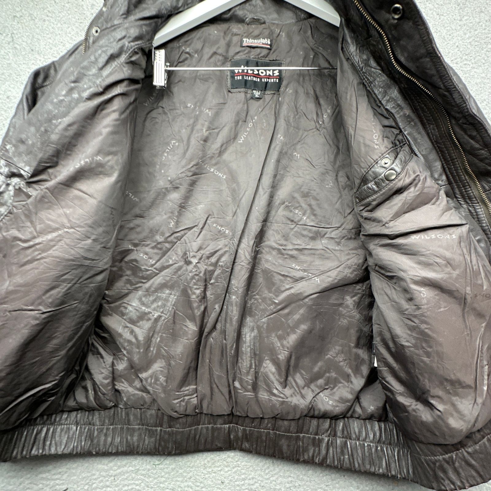 Other Wilsons Leather Experts Thinsulate Full Zip Bomber Jacket XL Size US XL / EU 56 / 4 - 13 Thumbnail