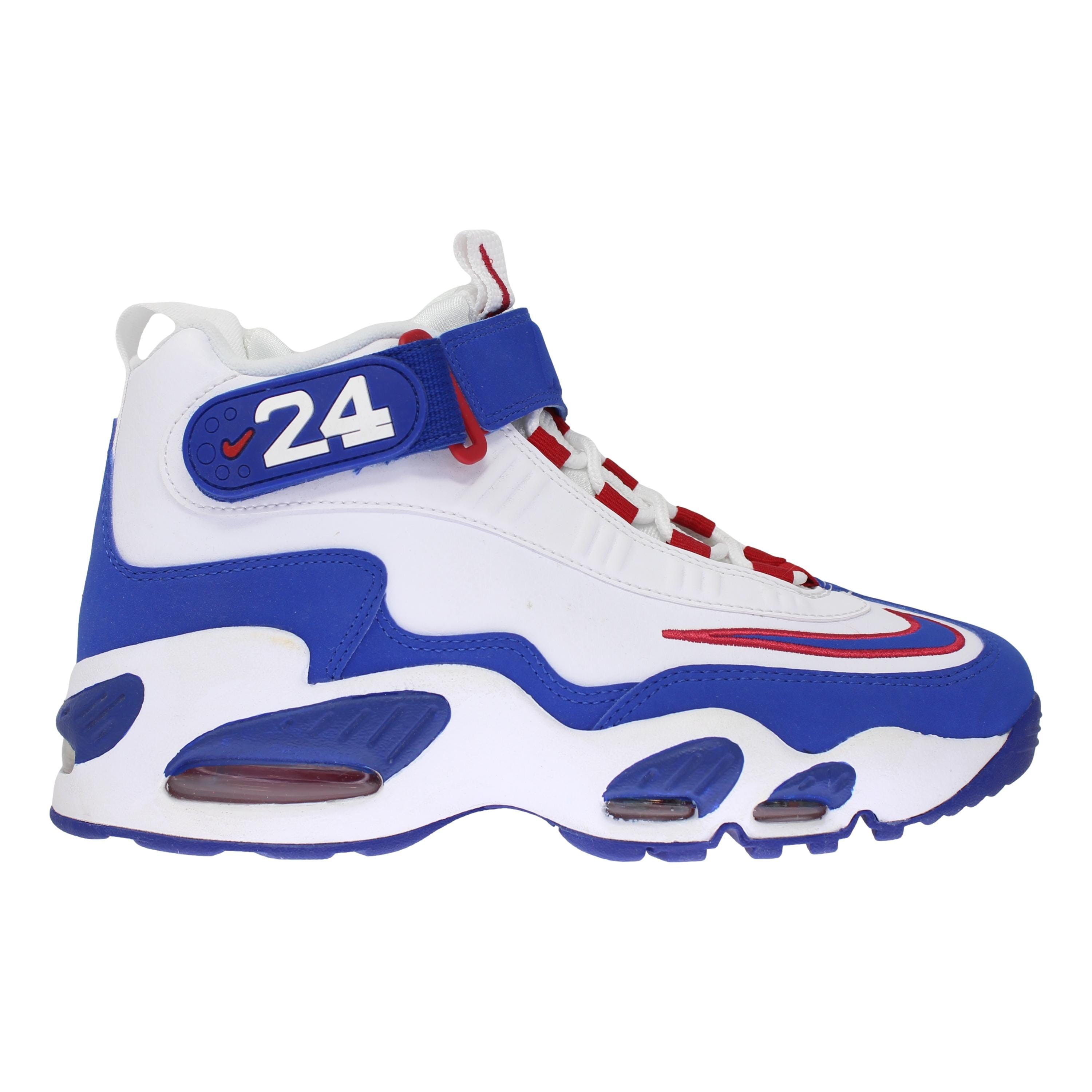 image of Nike Air Griffey Max 1 White/old Royal-Gym Red Dx3723-100 Shoes in White/Old Royal/Gym Red (Size 9)