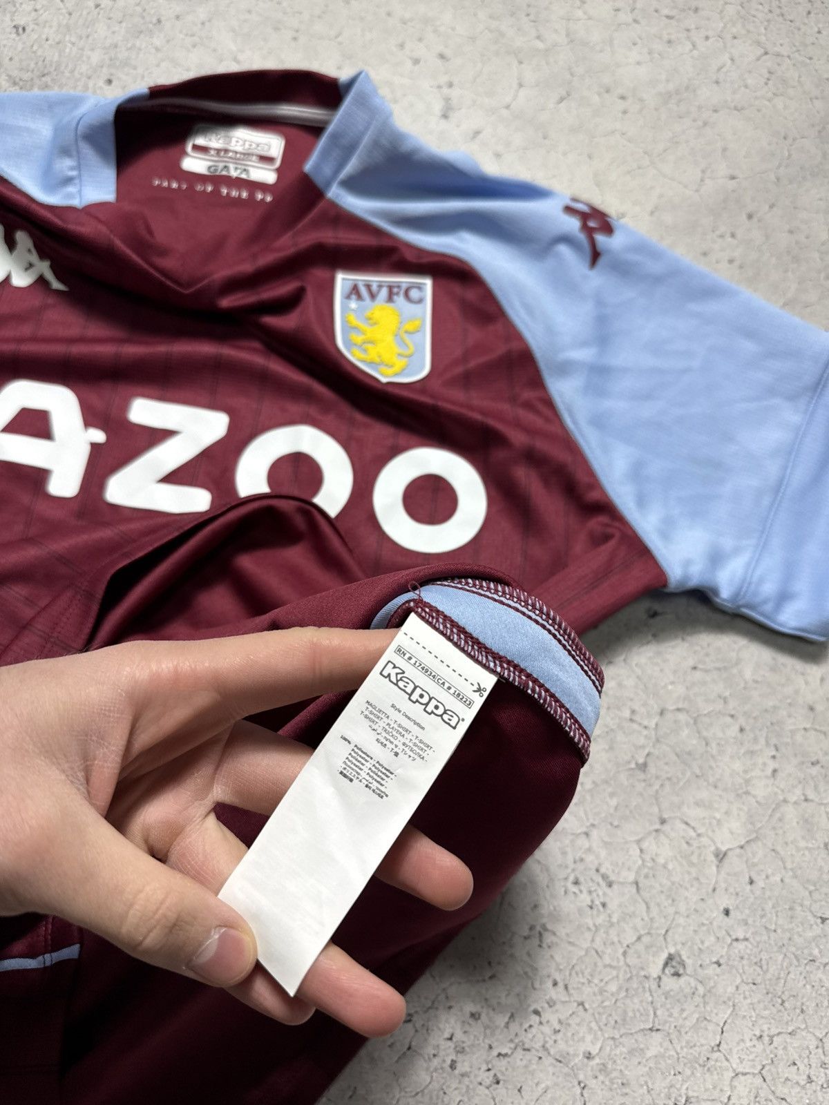 Kappa Kappa FC Aston Villa 2020/2021 Vintage Soccer Jersey Size US S / EU 44-46 / 1 - 9 Thumbnail