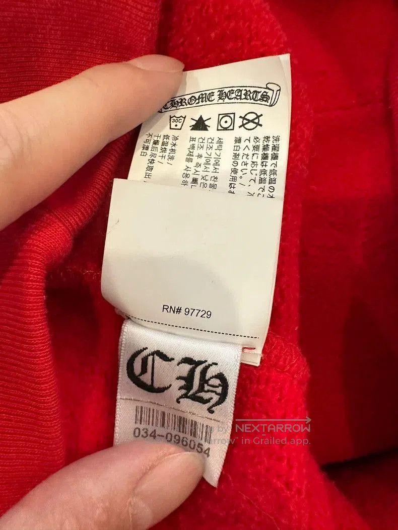 Chrome Hearts chromehearts red hoodie. Size US L / EU 52-54 / 3 - 8 Thumbnail