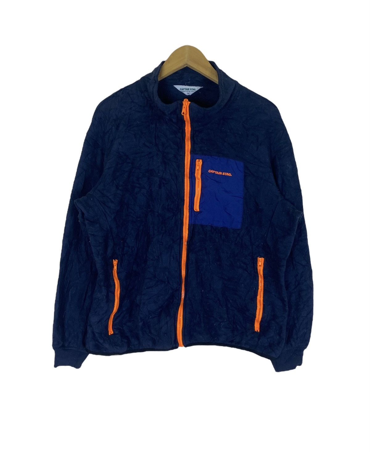 Japanese Brand Japanese Ourdoor Captain Stag Zip Up Fleece Jacket Size US L / EU 52-54 / 3 - 1 Thumbnail