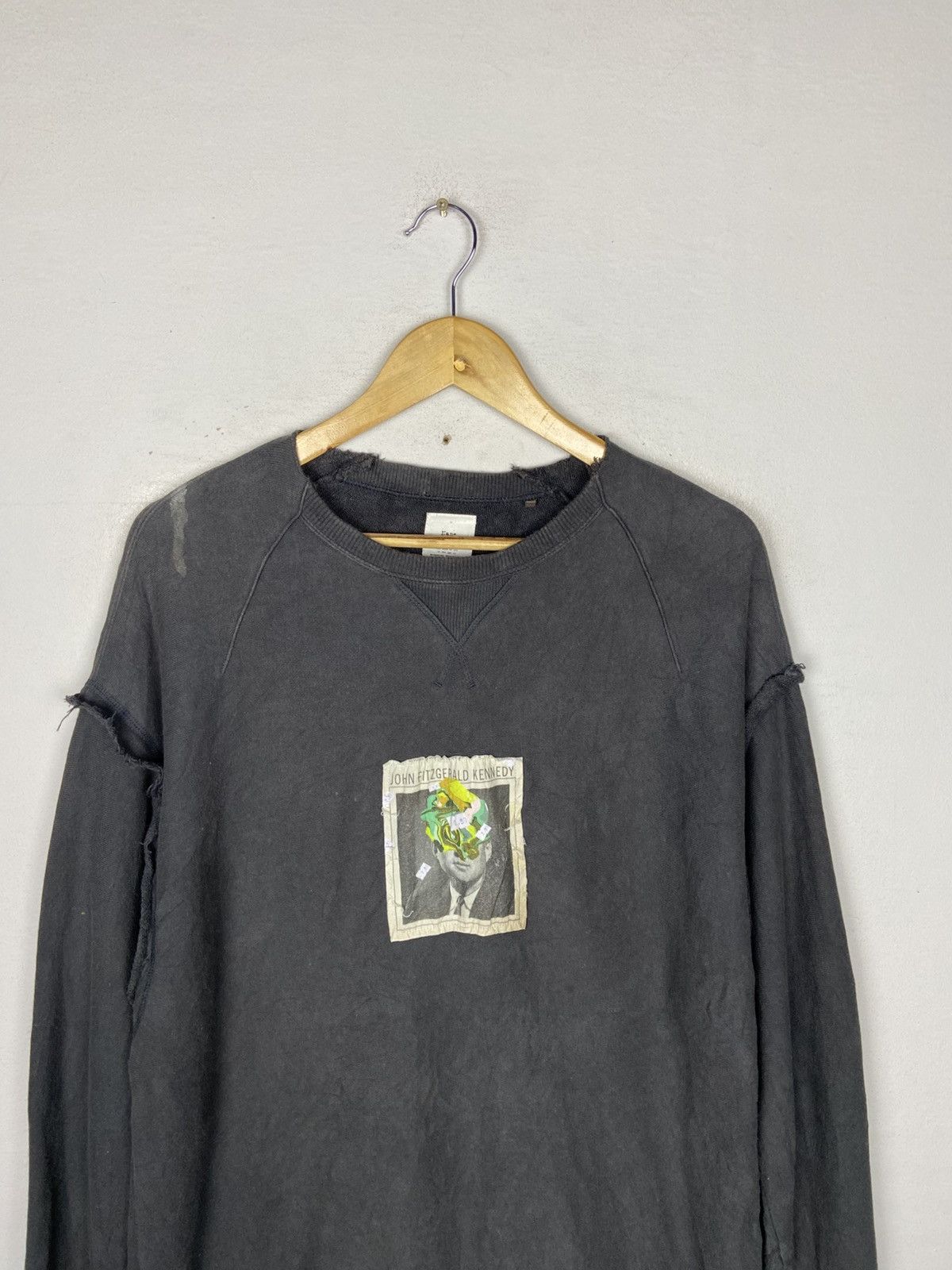 Japanese Brand NAME JOHN F KENNEDY PHOTOPRINT SWEATSHIRT RARE Size US L / EU 52-54 / 3 - 2 Thumbnail